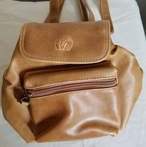 Timberland Leather Mini Backpack Purse